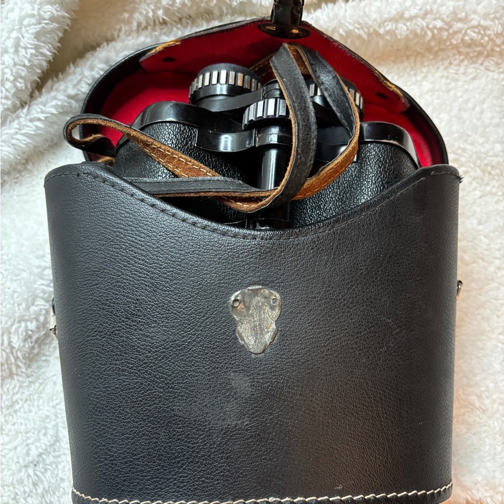 Binoculars Vintage Kmart 7 X 50 Made in Hong Kong With Case Black